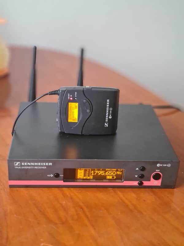 Sennheiser 🎧 Sennheiser EM 100 G3 True Diversity Receiver + SK 100 G3 Bodypack Transmitter – 1785–1800 MHz image 1