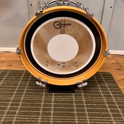 Sonor AQX Micro 14x14 Bass Drum In Blue Ocean Sparkle image 5