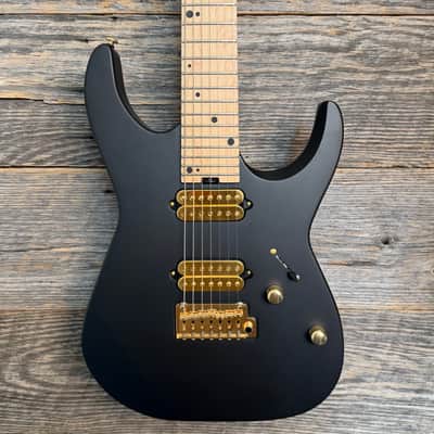 Charvel Angel Vivaldi Signature DK24-7 Nova - Satin Black w/ Maple FB image 1