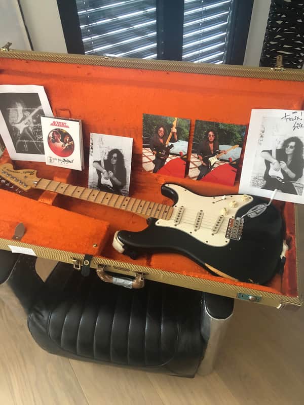 Fender Stratocaster ex YNGWIE MALMSTEEN 1973 Black image 1