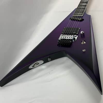 ESP E-II Alexi Laiho Signature Ripped Purple Fade Satin with Pinstripes B-Stock image 9