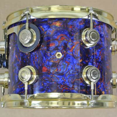 💥 DW USA 10" RACK TOM in BLUE NEBULA for YOUR DRUM SET or PROJECT! 💥 RM131 image 5