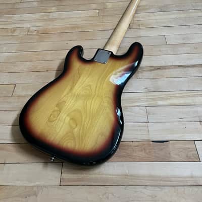 1972 Fender Precision Bass with Rosewood Fretboard Sunburst image 8