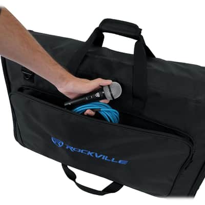 Rockville Padded LCD TV Screen Monitor Travel Gig Bag Fits 1 or 2 Acer XV271 Z image 9