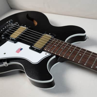 Harmony Factory Special Comet Semi-Hollow Electric Guitar | Space Black | Brand New | MONO Vertigo Case Included! | $95 Shipping image 10