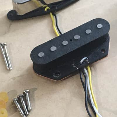 Fender Classic Vibe Squier Electric Guitar Pickups Custom Tele Neck Bridge Pups image 1