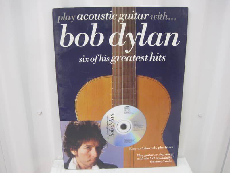 Bob Dylan Six of His Greatest Hits CD Sheet Music Song Book Songbook Guitar Tab Tablature image 1