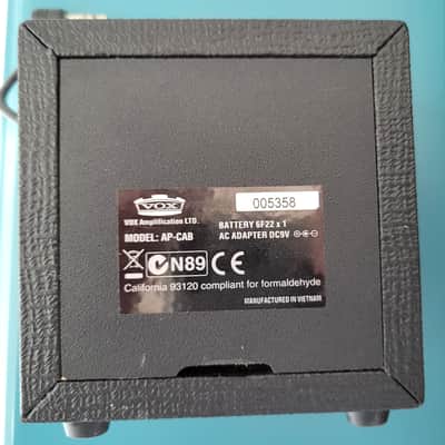 Vox amPlug Cabinet 0.7-Watt 1x3" Miniature Guitar Speaker Cabinet 2010 - 2014 - Black / Brown Diamond image 2