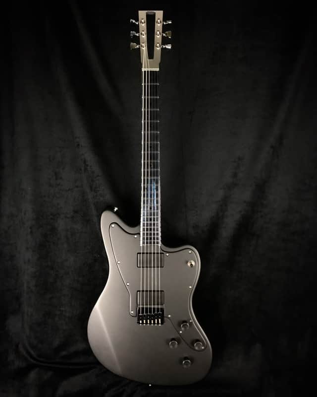 Electrical Guitar Company Series Five all aluminum 2018 Matte black and polished image 1