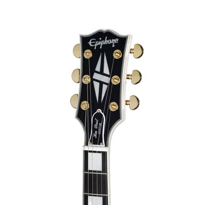 Epiphone Les Paul Custom Alpine White - Single Cut Electric Guitar image 5