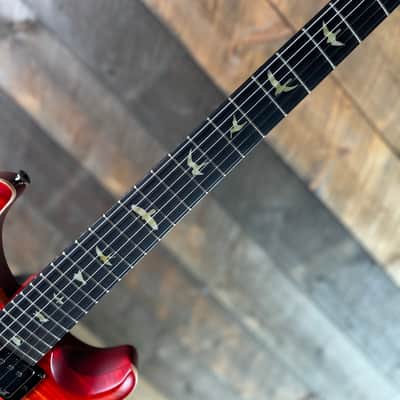PRS Wood Library Custom 24 Fatback Semi-Hollow! - Blood Orange 425091 image 7