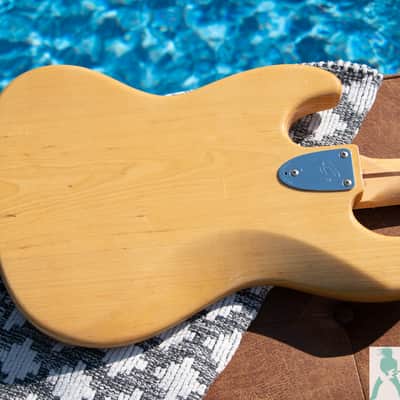2005 Fender JB75-90 1975 Jazz Bass Reissue - Vintage Natural - Ash Body - Crafted In Japan - Pro Set Up w Perfect Frets/Action/Intonation! image 7