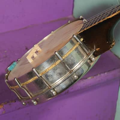 1930s U-King Banjo-Ukulele Banjolele (VIDEO! Fresh Work, Ready) image 12