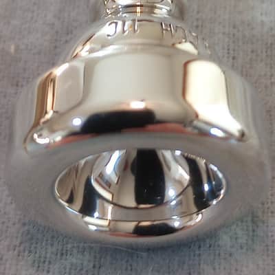 Bach 11c cornet mouthpiece 2017 - silver plate image 2