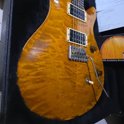 Paul Reed Smith PRS Paul Reed Smith Custom 24 20th anniversary 2006 amber Vintage Yellow Tiger image 3