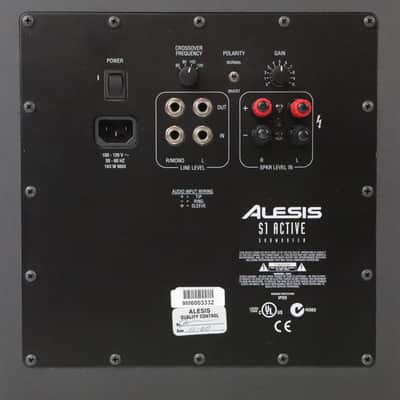Alesis S1 Active Powered Subwoofer Sub Pair w/ Canare XLR-TRS 1/4" Cables #34937 image 11