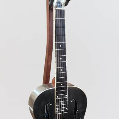 Gretsch G9221 Bobtail Round-Neck Acoustic-Electric Steel Body Resonator Guitar - Steel Bild 6