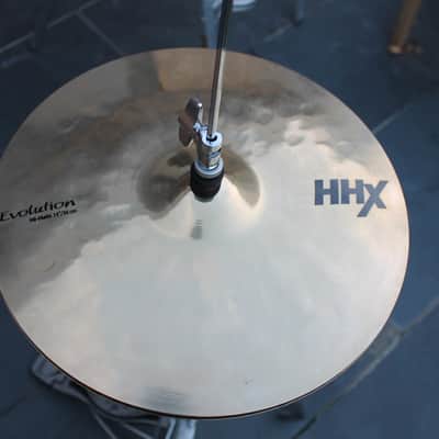 Sabian 14" HHX Evolution Hi-Hat Cymbals (Pair) 2002 - Present - Brilliant image 3