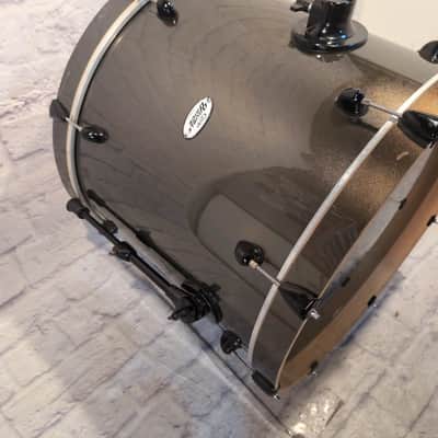 PDP Pacific Drums & Percussion Double Drive Bass Drum 22x18" Metallic Green / Gold image 6