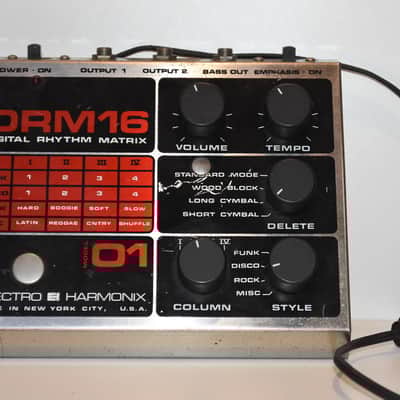 Electro-Harmonix DRM16 Digital Rhythm Matrix Drum Machine | Reverb