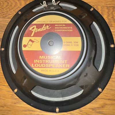 Fender - Model V 1030 10" 8ohm 30W - Guitar Amplifier Speaker - USED image 6