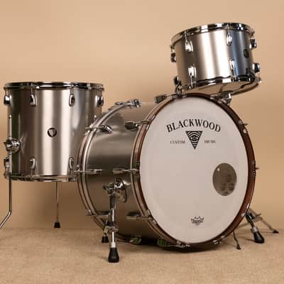 Blackwood Drum Co. Aluminum Drum Set 14x22 9x13 and 15x16 image 1