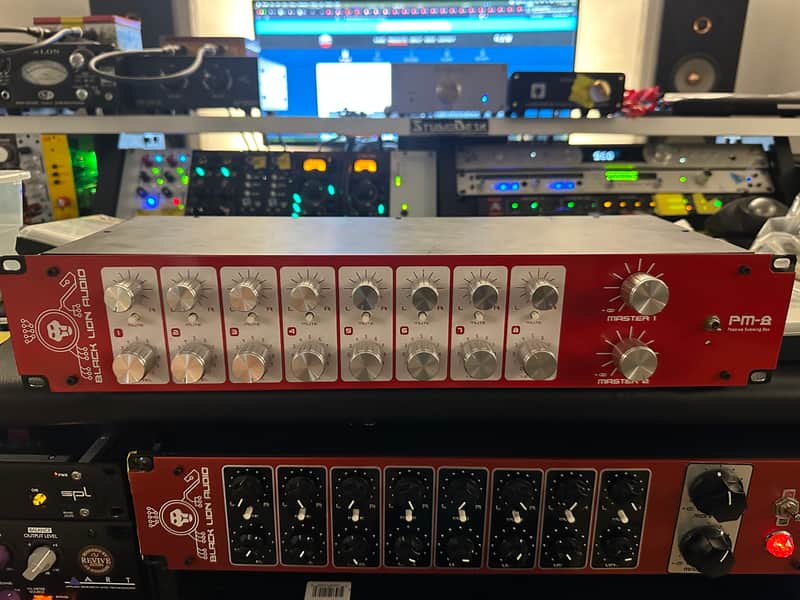 Black Lion Audio PM-8 Passive Summing Mixer 2000s - Red and Silver image 1