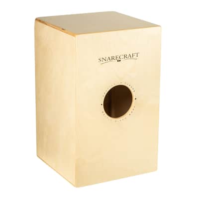 Meinl SC100AB Snarecraft Cajon Drum, Almond Birch Frontplate image 2