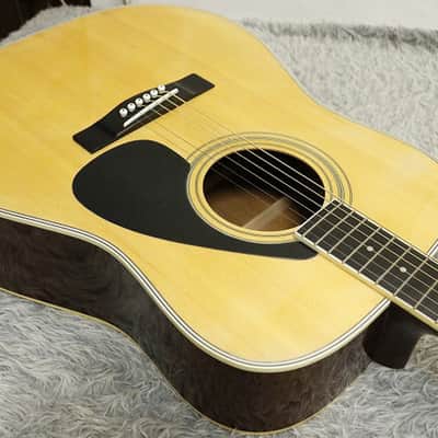 Vintage 1980's Yamaha FG-200D Orange Label Acoustic Guitar Made in Japan image 2