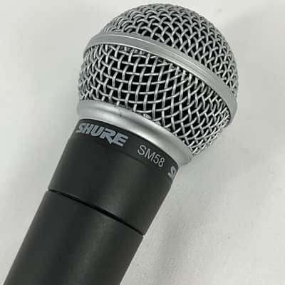 Shure SM58 Handheld Cardioid Dynamic Microphone 1984 - Present - Black image 5