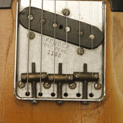 all original 1951 Fender ESQUIRE Blonde with orig. hardshell case image 5