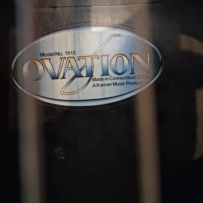 Ovation 1612 Custom Balladeer for repair with OHSC 1975 - 1984 - Natural image 10