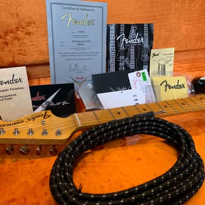 2012 Fender Custom Shop '69 Stratocaster in Black finish with hard shell case image 20