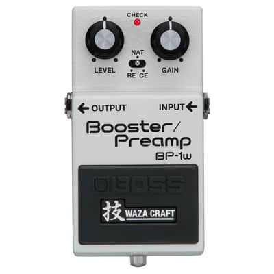 Boss BP-1W Booster / Preamp Waza Craft - White image 1