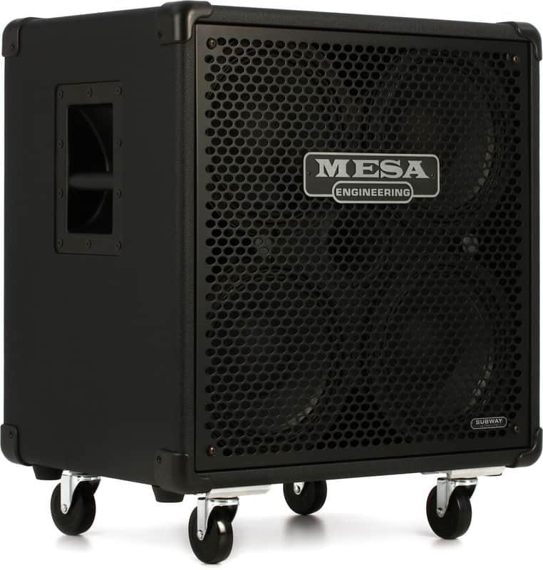 Mesa/Boogie Subway 4 x 10-inch 1200-watt 4-ohm Bass Cabinet - Black Bronco with Black Metal Grille image 1