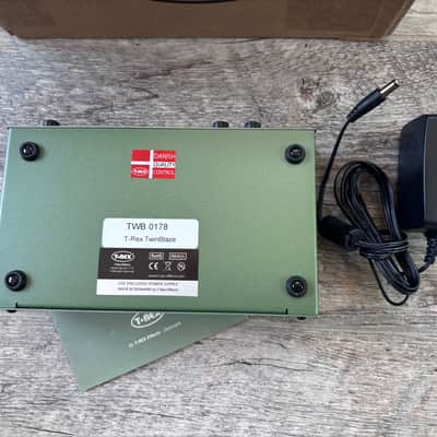 T-Rex Twin Blaze Tube Distortion 2025 - Present - Green Handmade In Denmark Twinblaze image 3