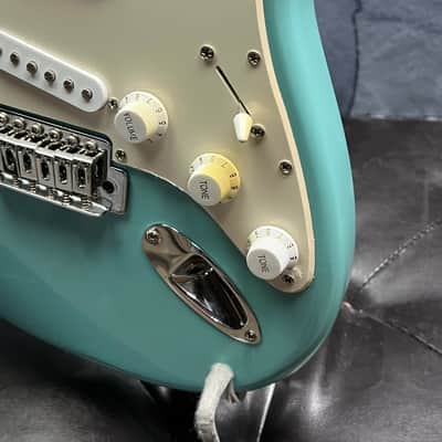 Squier Loaded Bullet Stratocaster Body Daphne Blue image 3