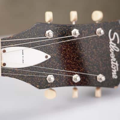1962 Silvertone Stratotone Jupiter 1423 w/ Original Case #57374 image 9