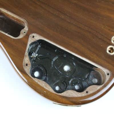 RARE 2001 Fender American Deluxe Zone Bass Walnut Exotic Wood BODY USA Premium Bass image 14