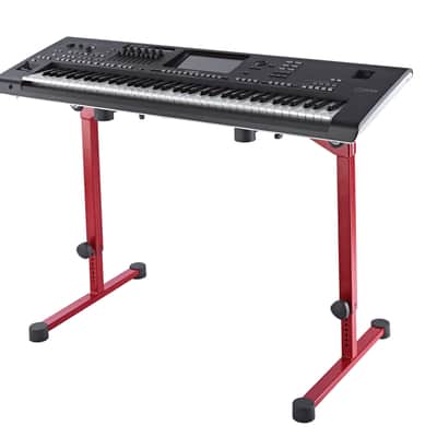 K&M 18820.019.91 Omega Pro Keyboard Stand, Red image 3