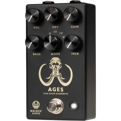 Walrus Audio Minimal Series Ages Five-State Overdrive Pedal - Regular Black image 3