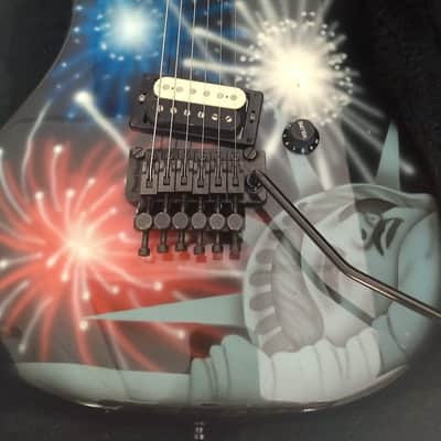 Kramer Baretta 1986 Kline Graphics Lady Liberty image 1