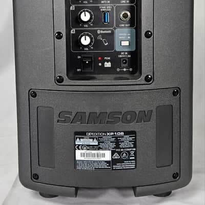 Samson Expedition XP106wDE Rechargeable Portable Bluetooth PA Speaker with Wireless Headset Mic 2010s - Black (Charger Not Included) image 3