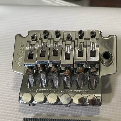 2000's Jackson Dinky Guitars JT-580LP Chrome Licensed Floyd Rose Tremolo Guitar Bridge & Arm image 5