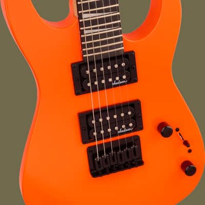 Jackson JS Series Dinky Minion JS1X, Safety Orange, Amaranth image 3
