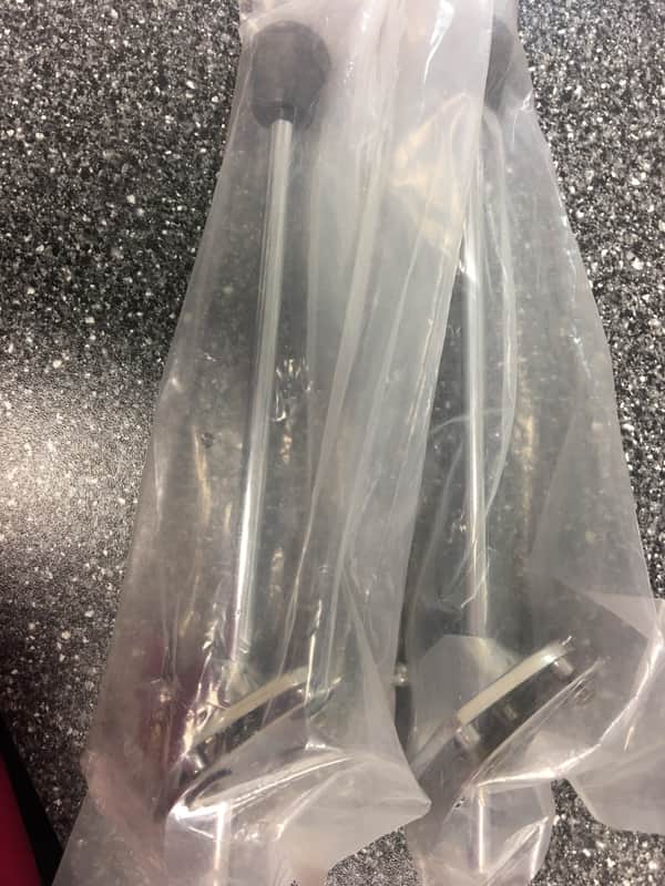 Gibraltar SC-BS2 Light Weight Bass Drum Spurs w/ Brackets (Pair) image 1