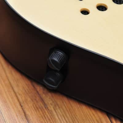 Godin A5 Ultra  Fretless A/E Natural image 11