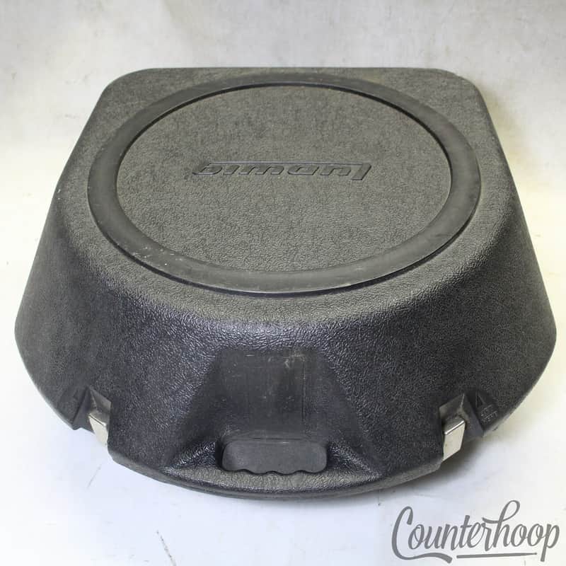Ludwig 5"x14" Hard Shell UFO/Clamshell Case Vintage 70s USA Stick/Stand Section image 1