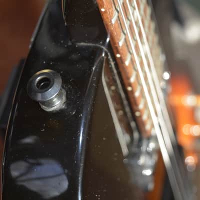 DeArmond M-65 in Brown Burst w/Seymour Duncan Bridge PU, Black Dunlop Straploks & nice Chromecast HSC image 11