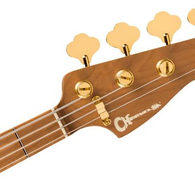 Charvel Pro-Mod San Dimas® Bass PJ IV MAH, Caramelized Maple Fingerboard, Natural Mahogany image 6